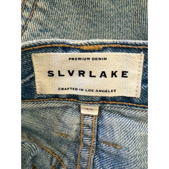 SLVRLAKE Womens Light Wash Denim London Shorts Size 26 Temecula Sunrise - Picture 4 of 14